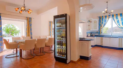 Kitchen dining area at Villa Monaco Adeje Tenerife Kitchen dining area at Villa Monaco Adeje Tenerife