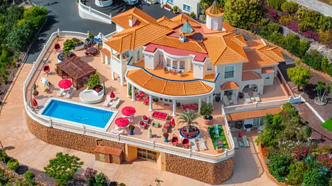 Aerial view of Villa Monaco Adeje Tenerife Aerial view of Villa Monaco Adeje Tenerife