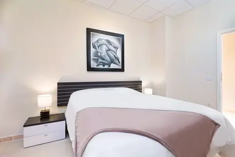 Amber bedroom in apartment at Villa Monaco Adeje Tenerife Amber bedroom in apartment at Villa Monaco Adeje Tenerife