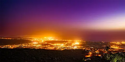 Coastal night views from Villa Monaco Adeje Tenerife Coastal night views from Villa Monaco Adeje Tenerife