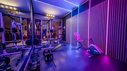 Gym with sea views at Villa Monaco Adeje Tenerife Gym with sea views at Villa Monaco Adeje Tenerife